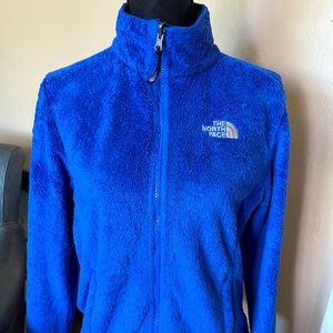 USED The North Face Womens M blue jacket.